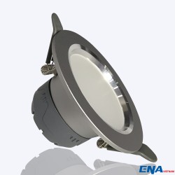 Đèn LED âm trần Downlight 7W-3 chế độ mẫu DTG vỏ xám viền bạc